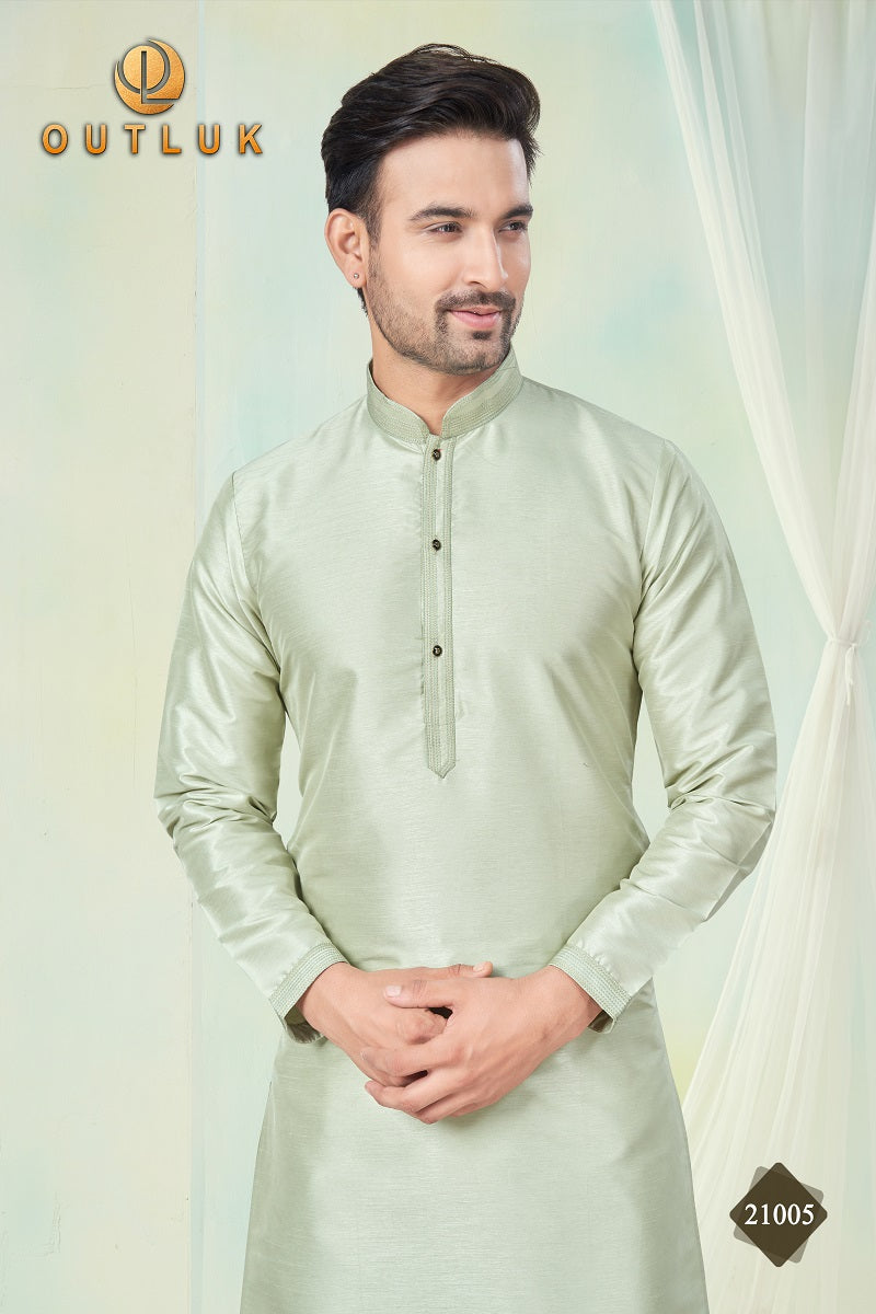 Pista Pure Silk Mens Kurta Pajama 21005