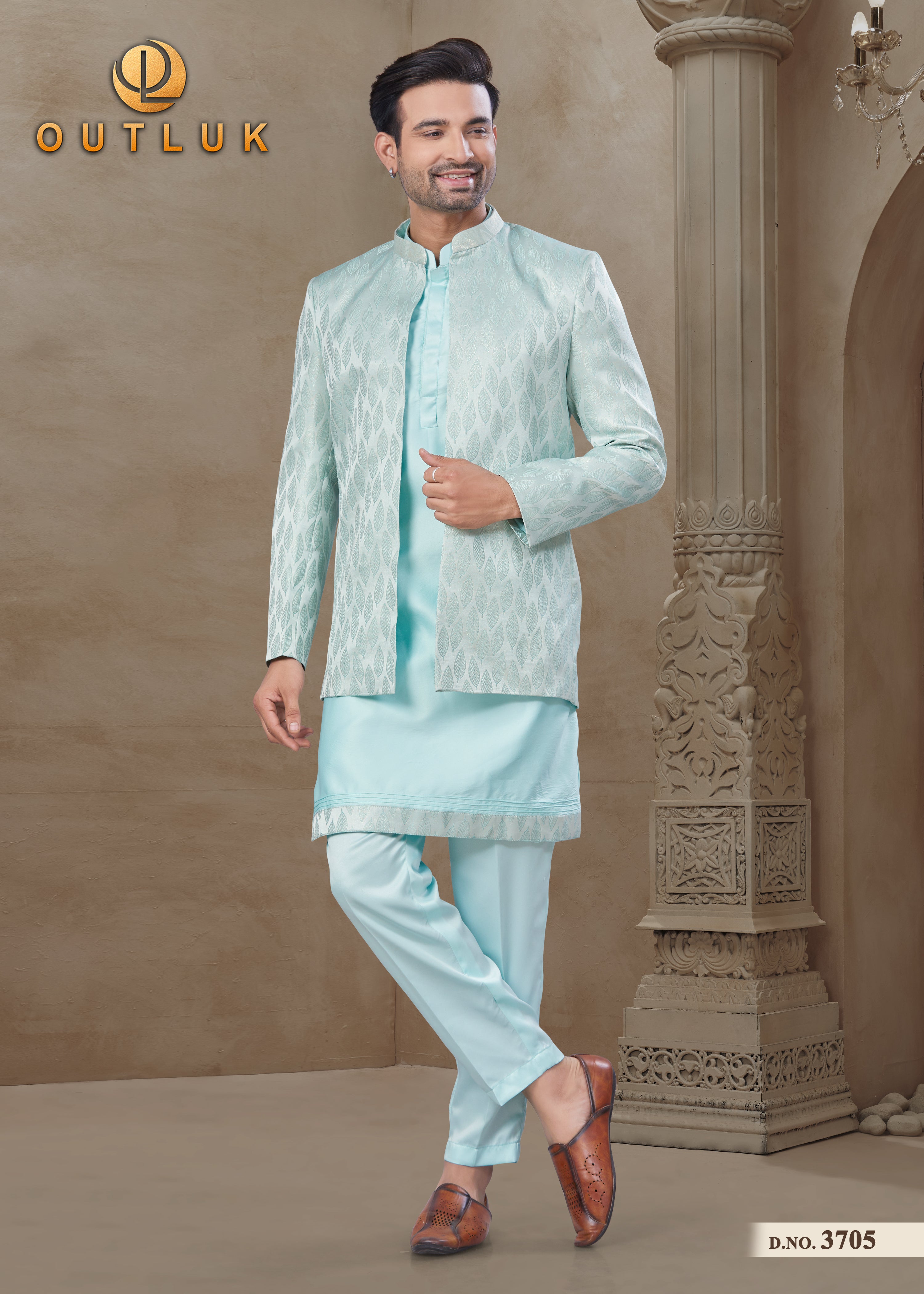 Sky Silk Mens Indo Western 3705