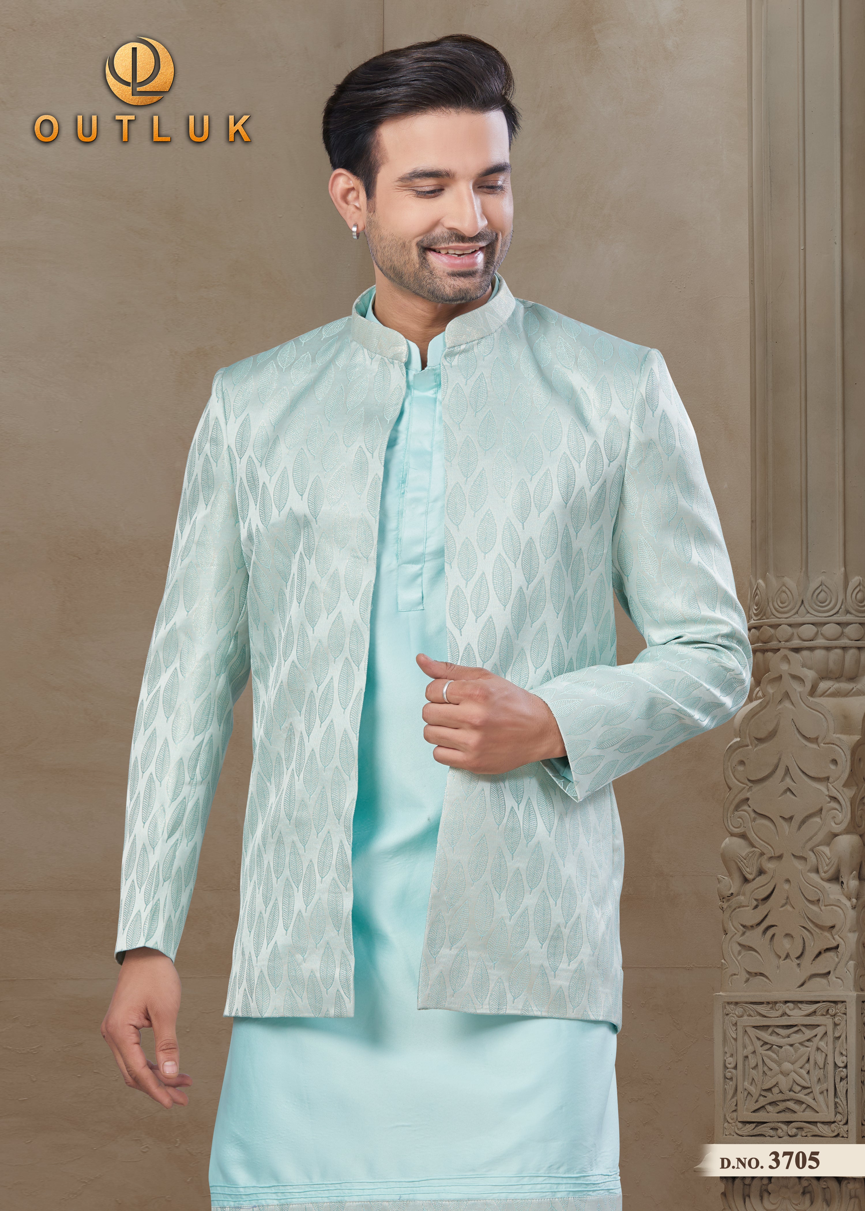 Sky Silk Mens Indo Western 3705